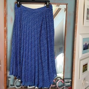 Polka dot mini skirt